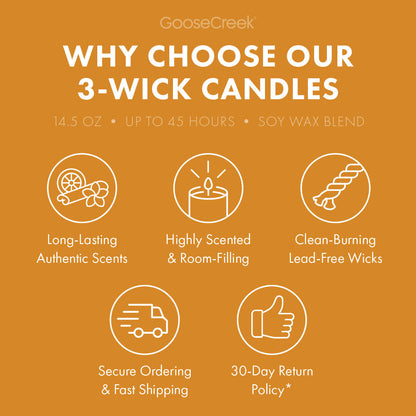 Drenched Coconut Odor Eliminating 3-Wick Candle